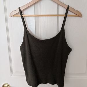 Green tank top
